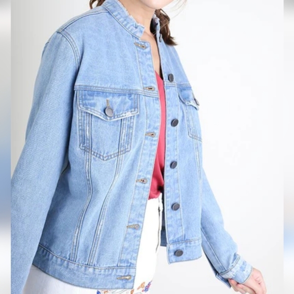 🩵🧥 Umgee Denim Jacket Chore Coat - Picture 1 of 2